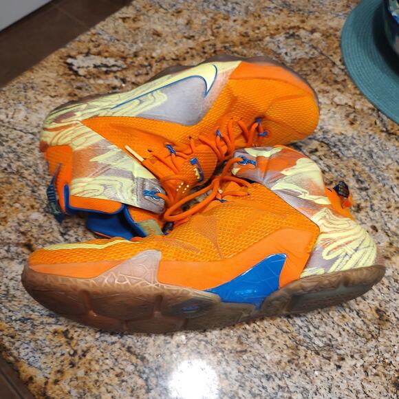 Nike Lebron 12 Basketball Shoes, Item ID 684593-870, Size US 15 main image 10